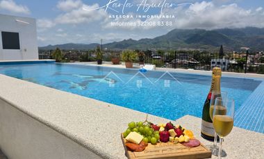 Departamento centrico en venta con hermosa vista al mar en el corazon de Puerto Vallarta