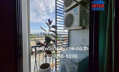 Condominium 26.12 sq.m. Knightsbridge Sky River Ocean near Naval Academy, Sukhumvit Road, Kanchanaphisek Road, Mueang Samut Prakan, Samut Prakan