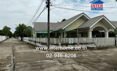Single-storey detached house, 51.3 sq.w., Phu Pha Lom Village, Nakhon Nayok, near Makro, Suwannason Road, Highway No. 3049, Mueang Nakhon Nayok, Nakho