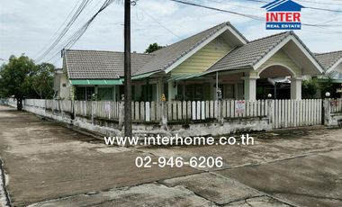 Single-storey detached house, 51.3 sq.w., Phu Pha Lom Village, Nakhon Nayok, near Makro, Suwannason Road, Highway No. 3049, Mueang Nakhon Nayok, Nakho