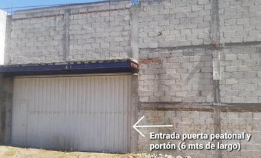 TERRENO EN VENTA, COLONIA SANTA LUCIA, PUEBLA.