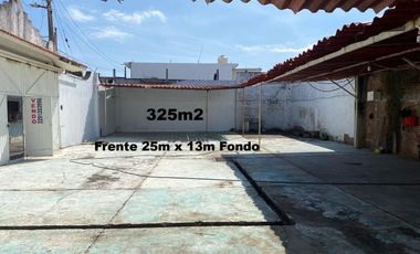 Terreno lado sombra, 25m de frente, ideal casas duplex, torre de departamentos, negocio, oficina col centro veracruz