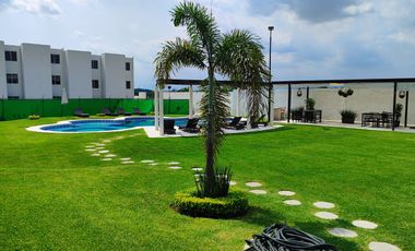 Venta de casa nueva de dos recámaras con alberca a solo 10 minutos de Cuautla Mor.