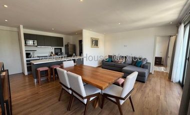 Altos de Juriquilla - RENTA. Departamento amueblado en planta baja, 3 recámaras