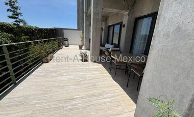 Altos de Juriquilla - RENTA. Departamento amueblado en planta baja, 3 recámaras