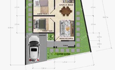 RUMAH MURAH TANAH LUAS SHM DEKAT SMK ISLAM SECANG