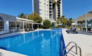 RENTA DEPARTAMENTO AMUEBLADO CON AMPLIA TERRAZA EN HABITAREA TOWERS JURIQUILLA SANTA FE