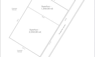 TERRENO EN VENTA DE 2550 M2 EN CHOLULA, MUY CERCA DE PLAZA EXPLANADA, PRECIO $5,950 POR M2, USO RESIDENCIAL