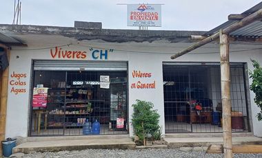 SE VENDE 2 LOCALES COMERCIALES + CHOZA DE BAMBO,  LA CONCORDIA - SANTO DOMINGO - ECUADOR
