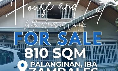 House, Lot, and Income-Generating Apartments in Iba, Zambales