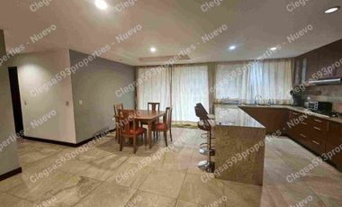 DEPARTAMENTO AMOBLADO  EN RENTA CON TERRAZA Y VISTA AL RIO- EN PRIMERO DE MAYO-