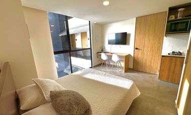 APARTAESTUDIO AMOBLADO EN ARRIENDO - EXCELENTE UBICACION