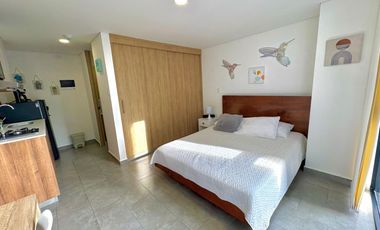APARTAESTUDIO AMOBLADO EN ARRIENDO - EXCELENTE UBICACION