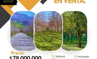 Parcela con Rol propio, luz y agua