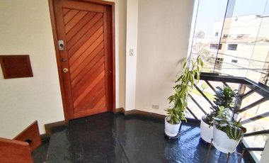 Surco MONTERRICO – Alquiler Dpto Frente a Parque de 3 dorm