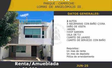 Casa en renta en Ocoyucan
