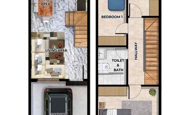 Modern Townhouse for Sale in Bacoor near SM Southmall and Mall of Asia pasay KATHLEEN PLACE 5