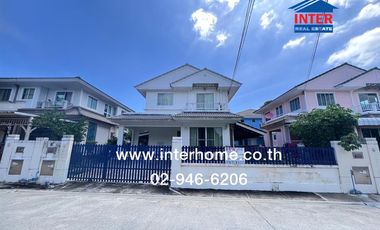 2-storey detached house, 51.3 sq.w., Chaipruk Village, Bangna 2, Soi ABAC, Bangna-Trad Road, Bang Bo, Samut Prakan