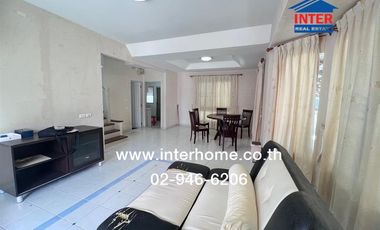 2-storey detached house, 51.3 sq.w., Chaipruk Village, Bangna 2, Soi ABAC, Bangna-Trad Road, Bang Bo, Samut Prakan