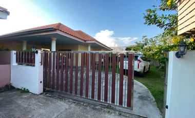 Single house for rent, 137 sq wha ,3 bedrooms, 2 bathrooms , near Asia Industrial Estate and Robinson Department Store, 4 km, Ban Chang, Rayong (Fully