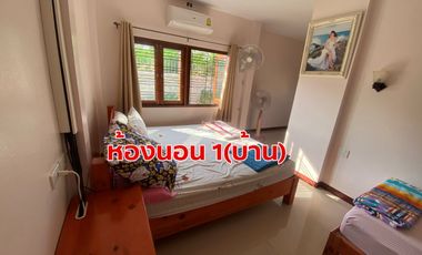 Single house for rent, 137 sq wha ,3 bedrooms, 2 bathrooms , near Asia Industrial Estate and Robinson Department Store, 4 km, Ban Chang, Rayong (Fully