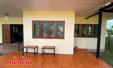 Single house for rent, 137 sq wha ,3 bedrooms, 2 bathrooms , near Asia Industrial Estate and Robinson Department Store, 4 km, Ban Chang, Rayong (Fully