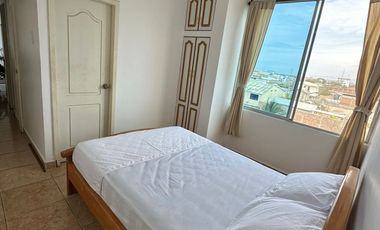 VENDO DEPARTAMENTO DE 3 HABITACIONES EN EDIFICIO EN LA PLAYA - CRUCCRUCITA LA BELLA DE PORTOVIEJO