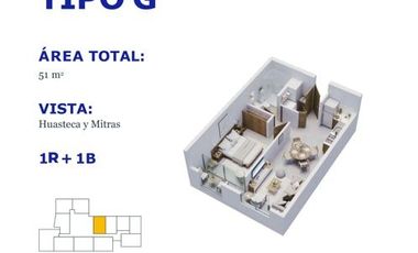 Departamento en Preventa Corredor Alameda Purísima