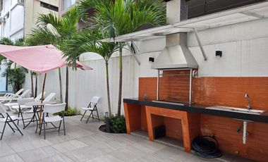 Alquiler de Departamento de 3 dormitorios en Planta baja, con garaje en condominio con piscina y cerramiento - Kennedy Norte, a 2 minutos del WTC