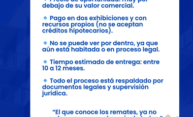 CASA CHALCO EMILIANO ZAPATA ESTADO DE MÉXICO REMATE BANCARIO