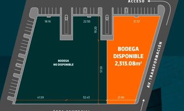 RENTA BODEGA INDUSTRIAL SALIDA A JUAREZ CON 10 METROS ALTURA