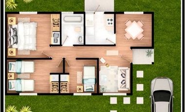 VENTA CASA AISLADA 3D 1B VILLA LAS PALMAS DE TUNICHE RANCAGUA
