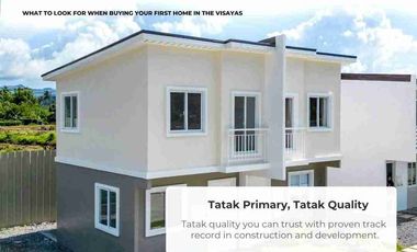 Affordable Preselling 2-Storey House thru Pag-ibig and Bank Financing