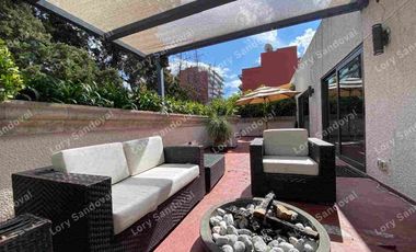 HERMOSO PENTHOUSE CON GRAN TERRAZA EN RENTA POLANCO