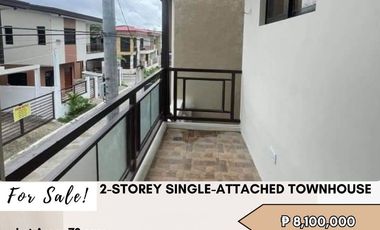 FOR SALE: 2 Storey Single Attached Townhouse located at Multinational Village, Brgy. Moonwalk, Parañaque City