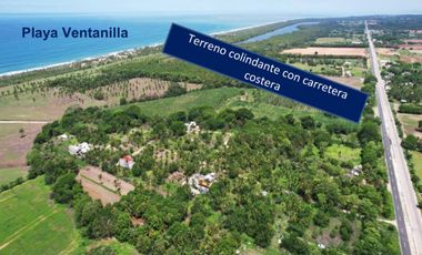Se venden 3 terrenos en playa ventanilla, Pto. Esc. Oax.