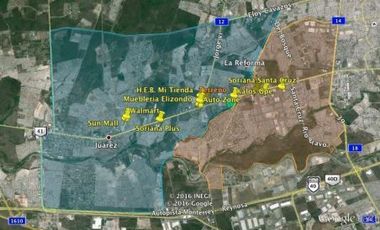 Terreno Industrial en Renta sobre la calle Arturo B de la Garza