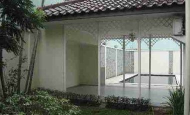 For Rent House with Garden & Private Pool, Inside Compound - Pondok Indah, Jakarta Selatan