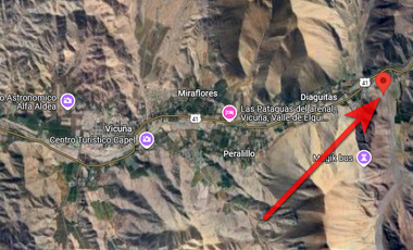 Parcela de 5.000 m2, hermosa vista. Andacollito, Valle del Elqui. $36 millones