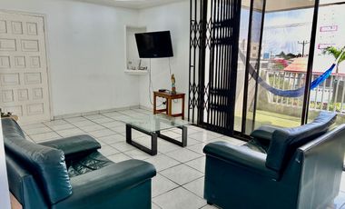 ALQUILER DE AMPLIO DEPARTAMENTO AMOBLADO UBICADO EN MALECÓN DE SALINAS