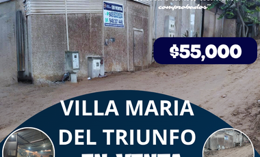 Terreno en Venta en Villa María del Triunfo a Precio de Ocasión