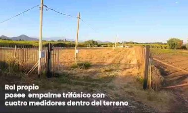 Hermosa y Gran Parcela en Malloa, Rengo.