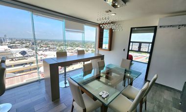 En RENTA Departamento Amueblado en Boca Towers, Frente a Plaza Americas