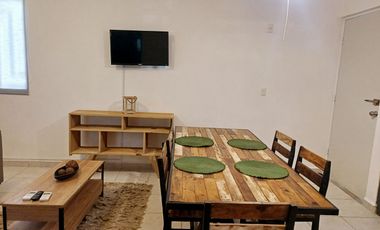 DEPARTAMENTO AMUEBLADO Y EQUIPADO  EN RENTA EN PUERTO MORELOS , MUY CERCA DEL MAR $12,000