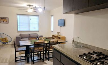 DEPARTAMENTO AMUEBLADO Y EQUIPADO  EN RENTA EN PUERTO MORELOS , MUY CERCA DEL MAR $12,000