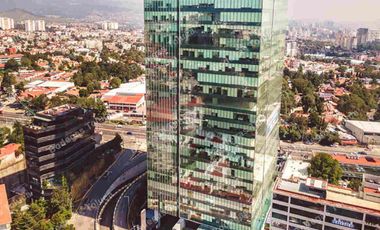 Oficina Ejecutiva En Santa Fe, Torre Porsche CDMX 500 m2