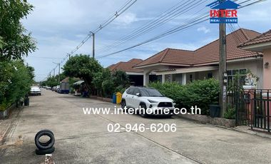 Single-storey detached house, 63 sq m, Worin Rangsit Village, Khlong 3, near Future Park Rangsit, Rangsit-Nakhon Nayok Road, Lam Luk Ka Khlong 3 Road,