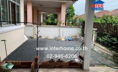 Single-storey detached house, 63 sq m, Worin Rangsit Village, Khlong 3, near Future Park Rangsit, Rangsit-Nakhon Nayok Road, Lam Luk Ka Khlong 3 Road,