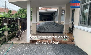 Single-storey detached house, 63 sq m, Worin Rangsit Village, Khlong 3, near Future Park Rangsit, Rangsit-Nakhon Nayok Road, Lam Luk Ka Khlong 3 Road,