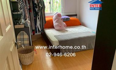 Single-storey detached house, 63 sq m, Worin Rangsit Village, Khlong 3, near Future Park Rangsit, Rangsit-Nakhon Nayok Road, Lam Luk Ka Khlong 3 Road,